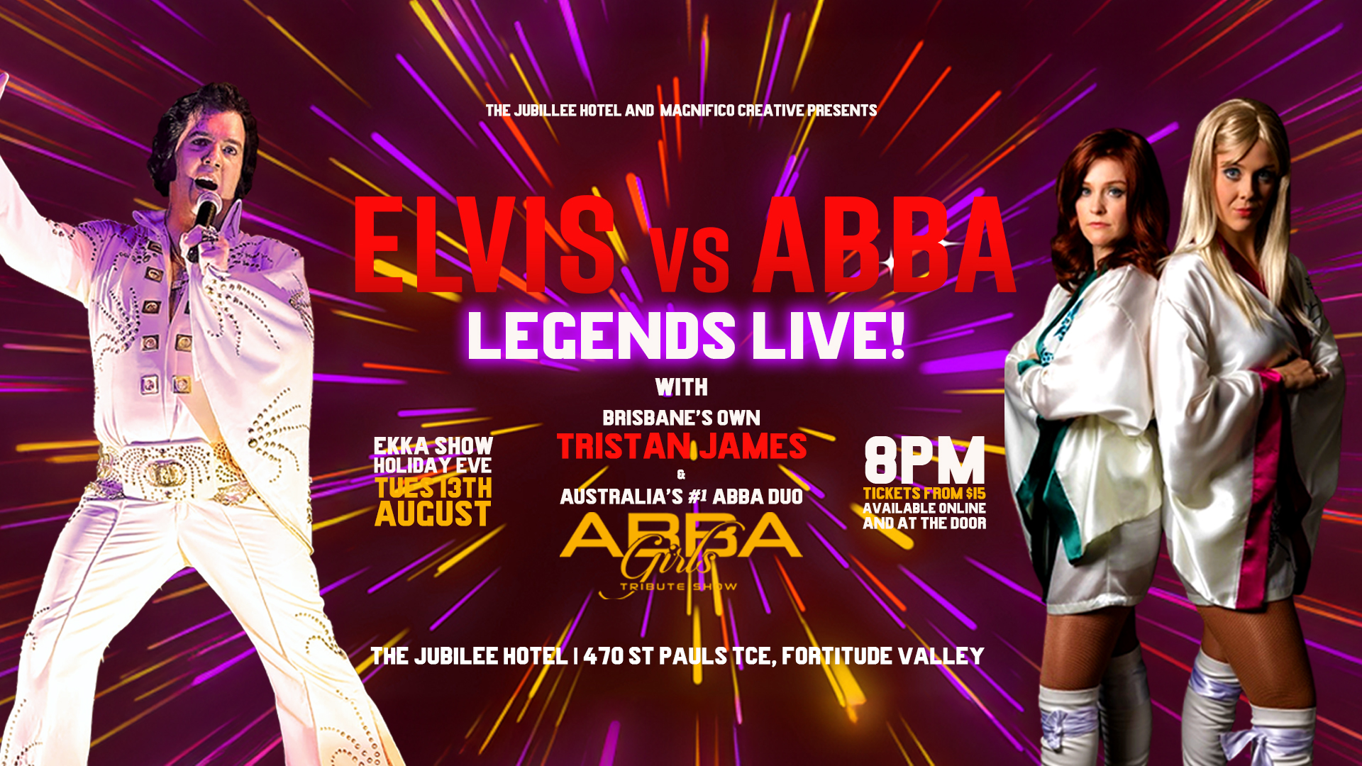 ELVIS VS ABBA - LEGENDS LIVE: BRISBANE